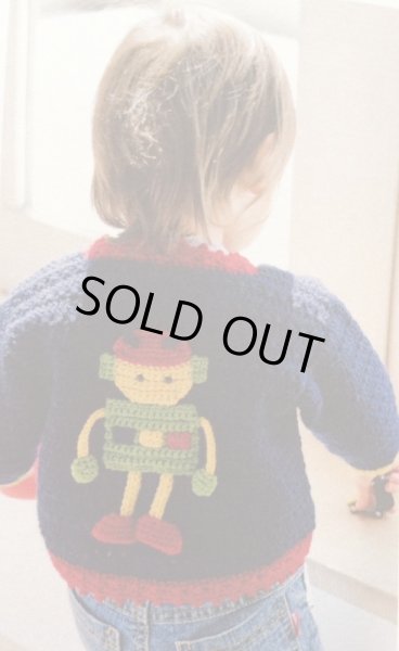 画像2: C-19 ロボットのカーディガン (2)