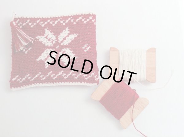 画像2: 北欧柄のバッグとポーチ (2)