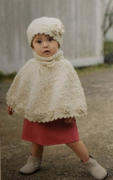 画像2: B-26 ふわふわケープ&帽子 (2)